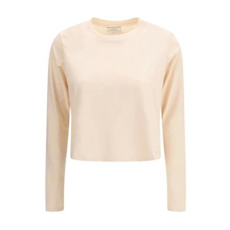 Loulou Studio Masal LDS Longsleeve T-shirt - female - Loulou Studio - Long Sleeve T-Shirts - Beige - L - Tops