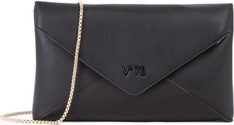 V° 73 envelope-flap clutch bag - Black