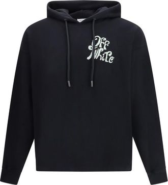 Off-white Black Regular Logo Hoodie