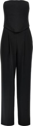 Pinko Black Strapless Jumpsuit