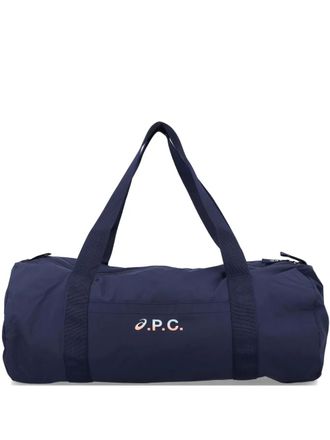 A.P.C. x Asics duffle bag - Blue