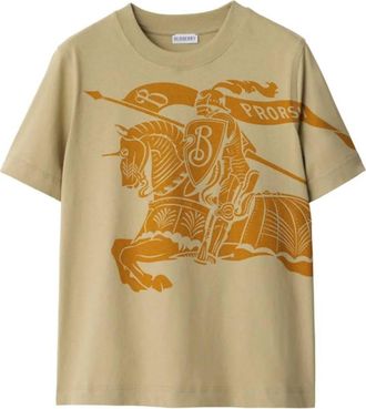 Burberry Equestrian Knight Print Short Sleeve T-Shirt, Size X-Small