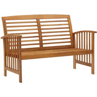 vidaXL Vidaxl - Panchina da Giardino 119 cm in Legno Massello dAcacia