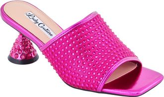 Lady Couture Rhinestone Slide Sandal in Fuchsia at Nordstrom Rack, Size 4