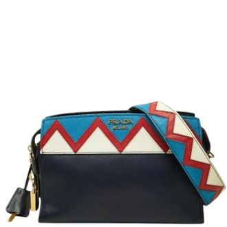 Prada Pre-owned Vintage Schoudertas - Dames - Pre-owned - Veelkleurig - Maat: ONE Size Leer