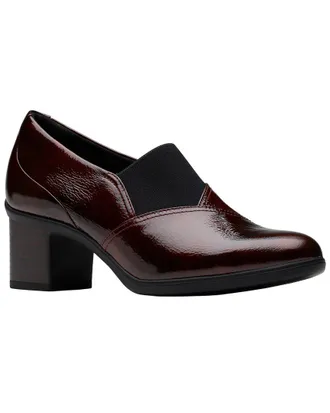 Clarks Shaya Tess Leather Pump