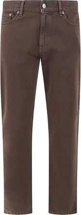 Ermenegildo Zegna Pantaloni Roccia con cinque tasche - Marrone