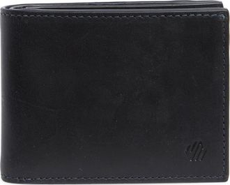 Johnston & Murphy Waxy Leather Bifold in Navy at Nordstrom Rack