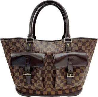 Louis Vuitton Pre-owned Tote Bags, female, Brown, Size: ONE SIZE Pre-owned Vintage Canvas Tote Bag