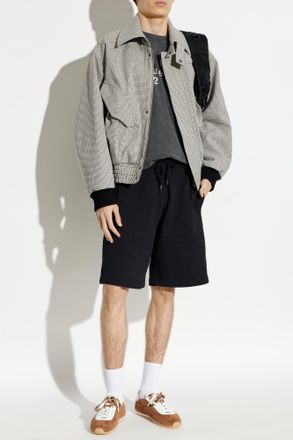 Maison Kitsun&eacute; T-shirt With Print, Mens, Grey