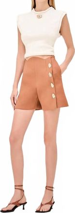 Alexis Xander High-Waisted Short In Copperwood