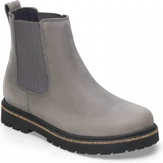 Birkenstock Womens Highwood Nubuck Leather Boot - Regular Width In Graphite