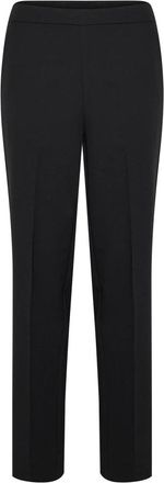 Kaffe Ontspannen zwarte broek - Dames - Straight fit broeken - Zwart - XS - Broeken