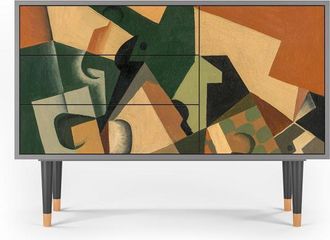 StoryZ Aparador multicolores 3 cajones y 1 puerta L 115 cm