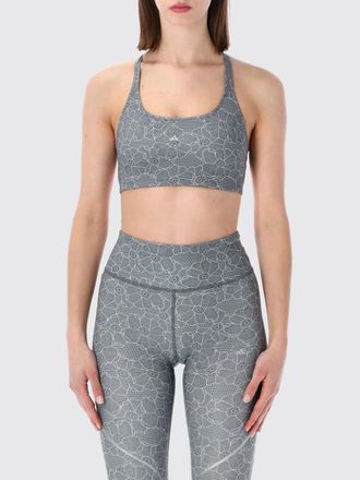 adidas Top cropped Adidas By Stella McCartney in tessuto tecnico stampato