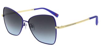 Benetton 7015 686 Womens Sunglasses Blue Size 58
