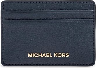 Michael Kors Accessoires, Dames, Blauw, ONE Size, Leer, Kaarthouder