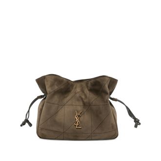 Saint Laurent Jamie Quilted Suede Shoulder Bag
