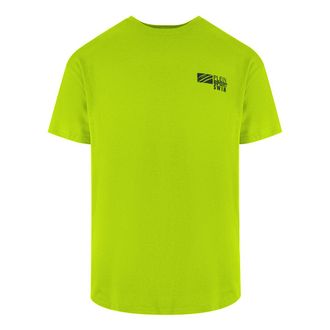 Plein Sport Basis Korte Mouwen Logo T-shirt in Geel