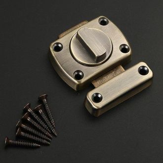 OEM Cerradura Para Puerta Batiente - Ba&ntilde;o, Armario, Ventana, Cerradura De Seguridad, Bronce Verde