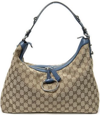 Gucci Pre-owned Womens Icon Bit Hobo Shoulder Bag - Beige - One Size