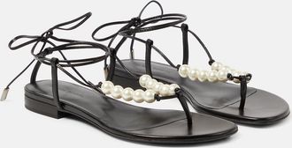 Magda Butrym Faux pearl leather sandals