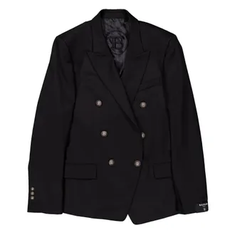 Balmain Double Breasted Tailored Wool Jacket, Brand Size 50 (US Size 40)