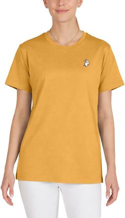 Dalix Heartly Ghost Tee in Mustard at Nordstrom, Size Xx-Large