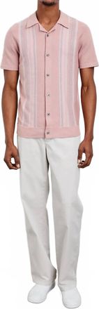 Rails Silas Short Sleeve Button Down Shirt In Rose Multi