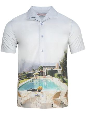 Orlebar Brown Hibbert Photographic shirt - White