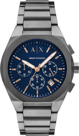 A|X Armani Exchange Mens Rafael Blue Dial Watch