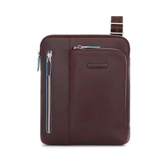 Piquadro Messenger Bags, male, Brown, Size: ONE SIZE Mens crossbody bag for iPad