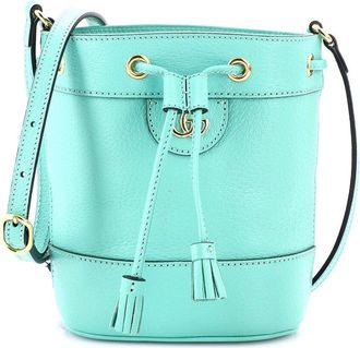 Gucci Green Sheep Leather Ophidia Bucket Bag Mini (Authentic Pre-Loved)