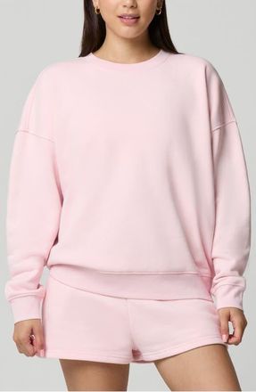 Florence By Mills Cozy Crush Oversize Sweatshirt in Ballet Slipper at Nordstrom, Size Xx-Small
