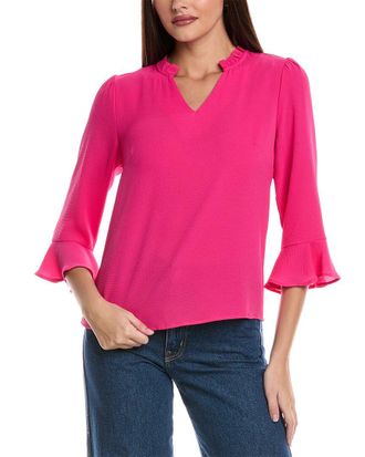 CeCe by Cynthia Steffe Cece Elbow Ruffle Sleeve Top