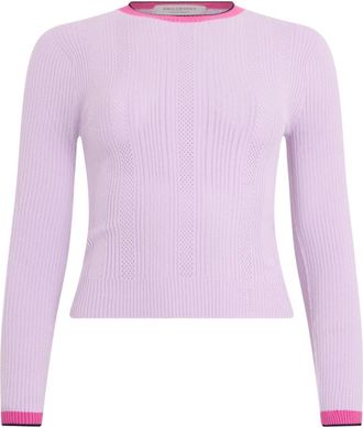 Philosophy di Lorenzo Serafini Trui met lange mouwen - Dames - Ronde hals truien - Paars - S - Polyester - Truien & Vesten