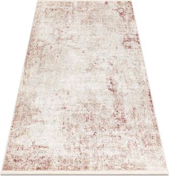 RugsX Rugsx - Distin 0828a Rosa / Polvo / Blanca Alfombra Moderna - Abstracci&oacute;n, Vintage, Flecos Pink 140x190 Cm