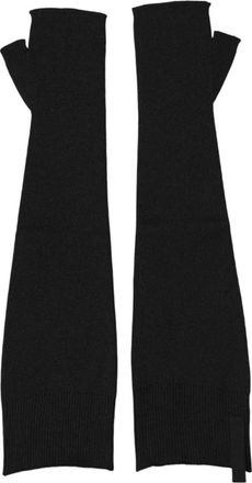 Dolce & Gabbana Vilten Gebreide Vingerloze Handschoenen van Scheerwol - Heren - Handschoenen - Zwart - ONE Size - Wol - Accessoires