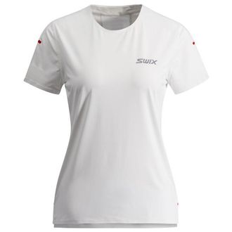 Swix Position Tee Laufshirt f&uuml;r Damen | grau/wei&szlig;