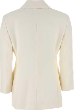 Givenchy Womens Breasted Blazer White Wool Blazers
