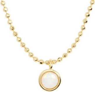 Argento Vivo Opal Pendant Necklace in Gold at Nordstrom Rack