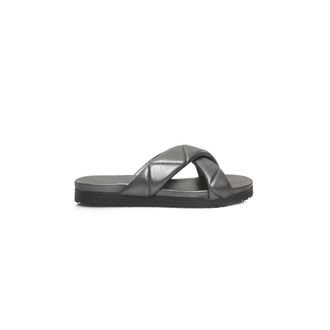 Cerruti Gray Lambskin Women Womens Sandal