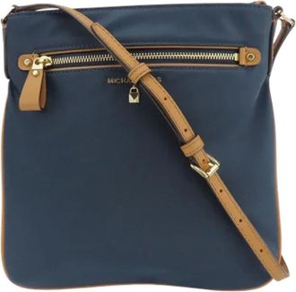 Michael Kors Pre-owned Nylon shoulder-bags - Dames - Vintage Schoudertas - Blauw - ONE Size - Nylon - Vintage