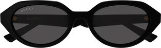 Gucci Sunglasses, female, Black, Size: 53 MM Sunglasses