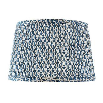 Ballard Designs Leighton Pleated Lamp Shade - Marine, 10 1/2H X 16 Diameter w/13 Top Diameter - Ballard Designs