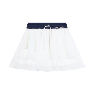 ALIX The Label Alix The Label - Geweven Ruche Minirok - Dames - Rokken - Wit - Maat: L