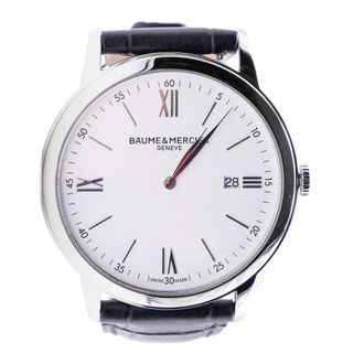 Baume & Mercier Classima 10414 Watch - Dames - Horloges - Wit - ONE Size - Leer - Accessoires