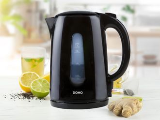 Domo Hervidor El&eacute;ctrico Domo Do9194wk Negro 1 7 Litros 2200 Vatios