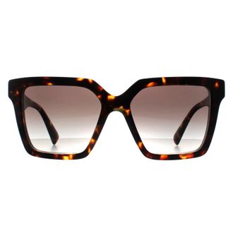 Miu Miu Vierkant Dames Honing Havana Grijs Verloop MU03YS