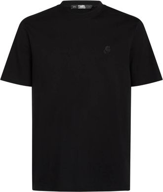 Karl Lagerfeld T-Shirt Var. 10 - Heren - T-shirts - Zwart - L - Katoen - Tops
